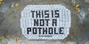 fancy pothole